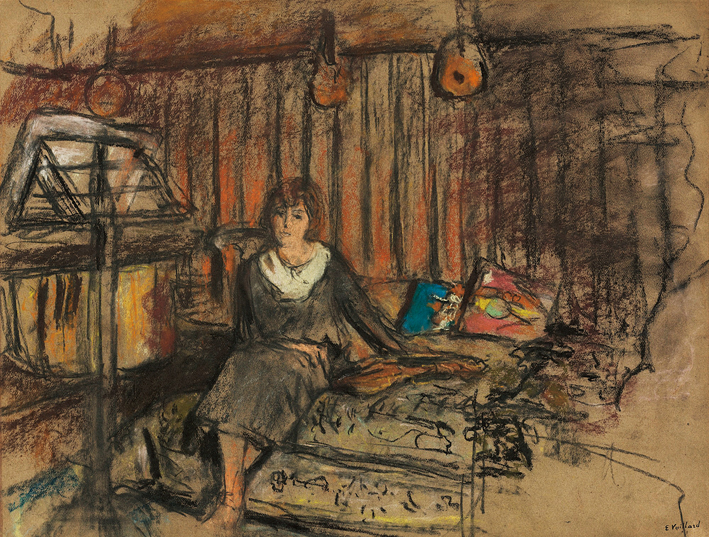 Edouard Vuillard —— MADAME FRIED REVEUSE (ETUDE)